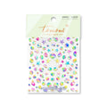 5D Chinese Style Nail Stickers – Panda, Floral & Fruit Art Nail Art Stickers QXL MS-368 Laser