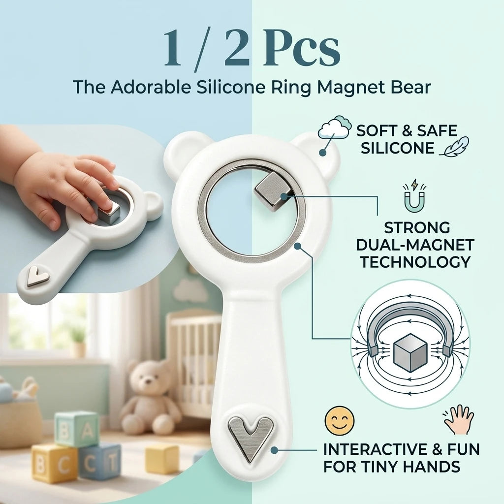 Cat Eye Ring Magnet Wand for Gel Nail Art | 1–2 Pcs Nail Art Magnet QXL