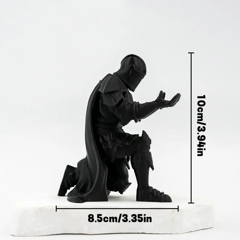 Knight Pen Holder | Medieval Resin Desktop Organizer & Decor Desk Pen Holder QXL