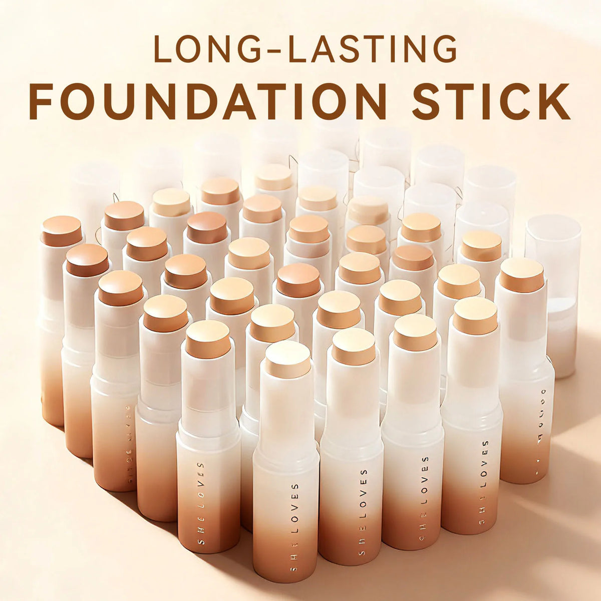 Matte Foundation Stick | Full Coverage Velvet Finish, 5 Shades Matte Foundation Stick QXL