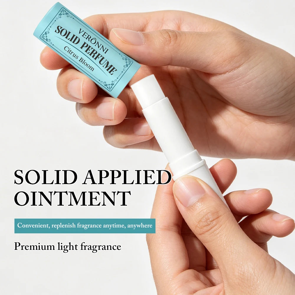 Solid Perfume Stick – Citrus Rose Woody Fragrance Balm Solid Perfume Balm QXL
