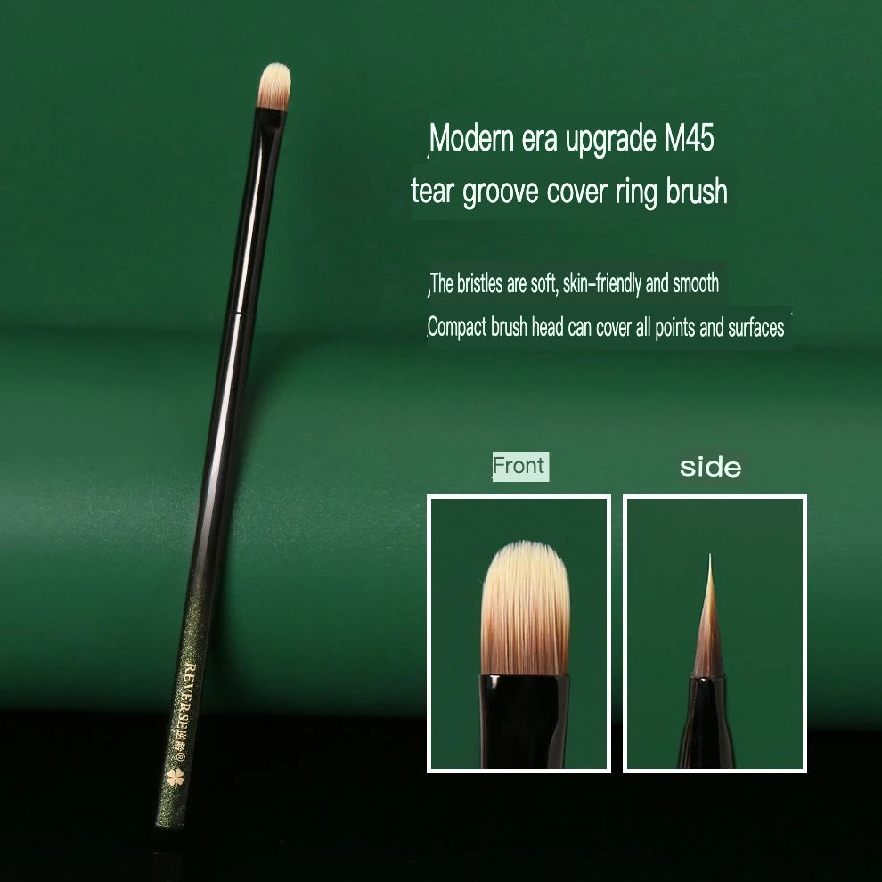 Precision Under-Eye Concealer Brush | Soft Wool Fiber Concealer Brush QXL M45 concealer brush