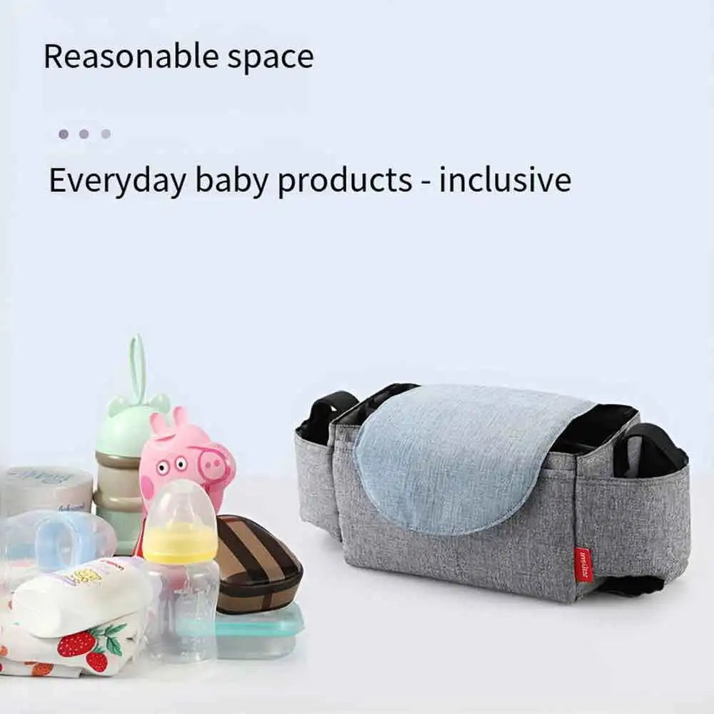 Vvocci Insulated Baby Bottle Stroller Bag | Diaper Storage Insulated Diaper Bag QXL