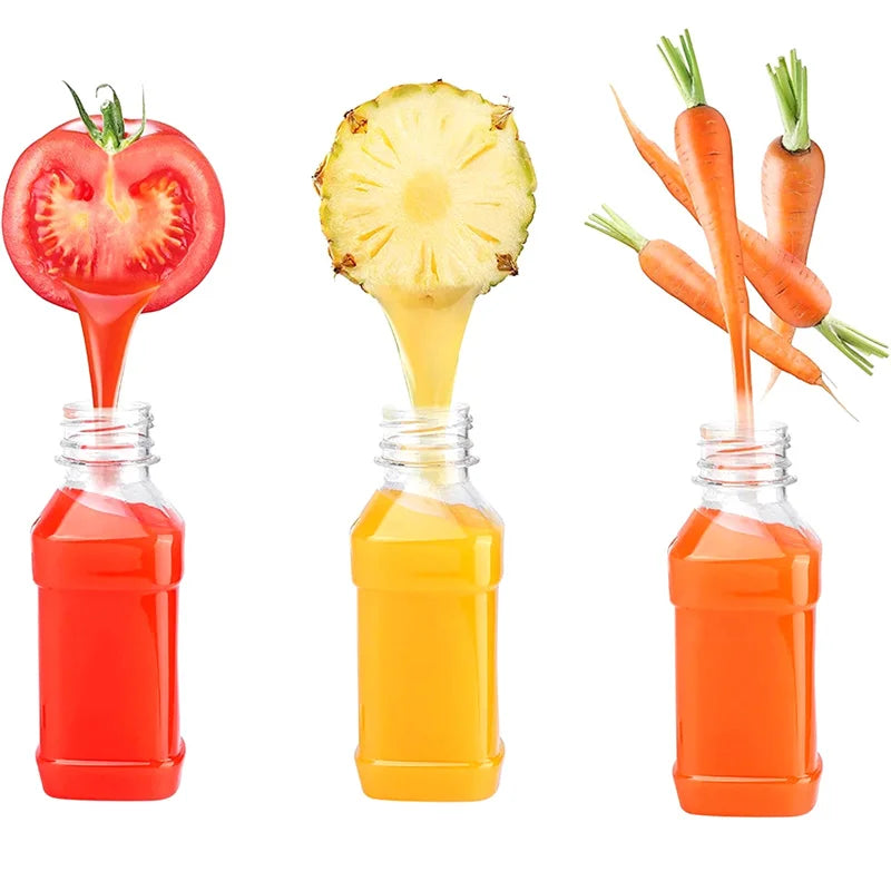 10/20-Pack 100ml Clear Refillable PET Bottles | Leakproof Lids Refillable Drink Bottles QXL