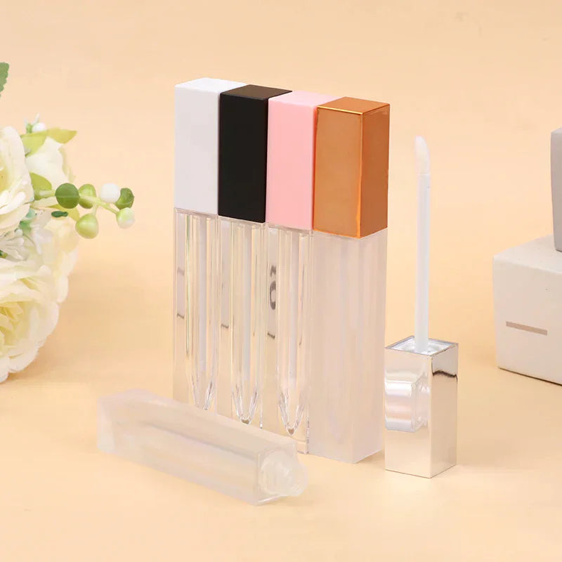 7ml Square Empty Lip Gloss Tubes | Refillable DIY Containers Lip Gloss Container QXL