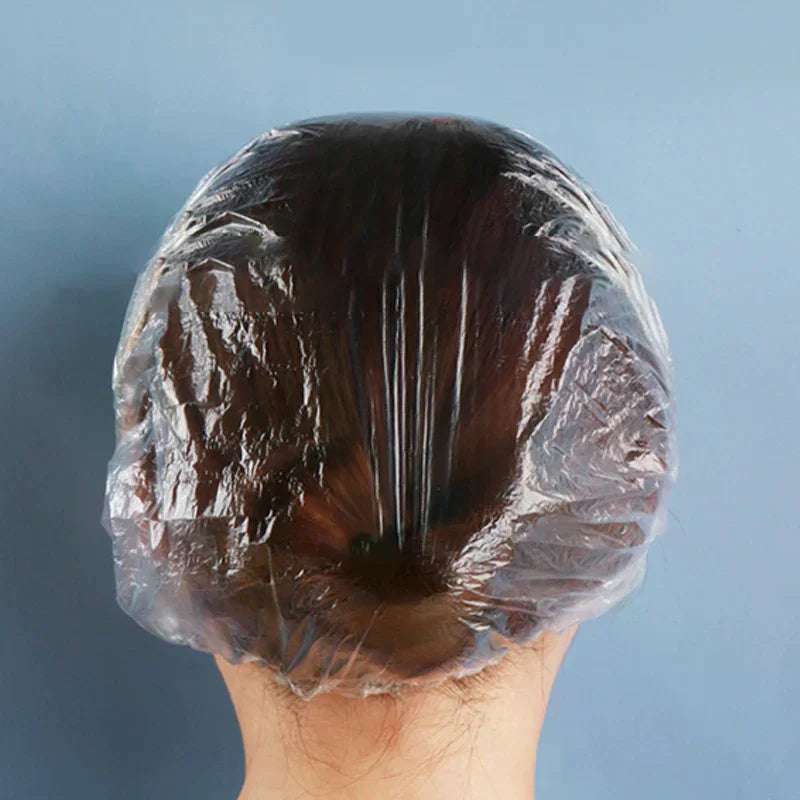 25-Pack Disposable Hair Dye Kit | Cape, Gloves, Ear Covers & Cap Hair Dye Protection Kit QXL