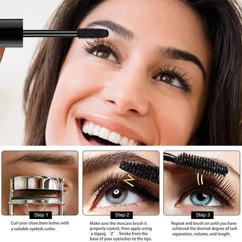 VERONNI 4D Silk Fiber Waterproof Color Mascara – 7 Shades Color Mascara QXL