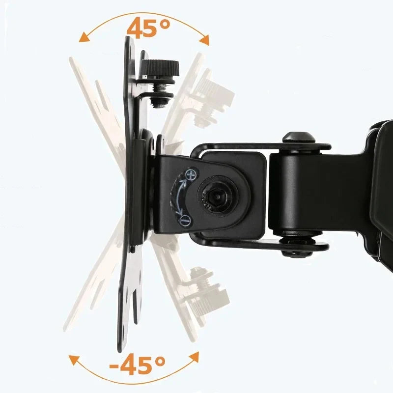 14–32" Single Monitor Arm | Adjustable Desk Mount C-Clamp Monitor Arm Mount QXL