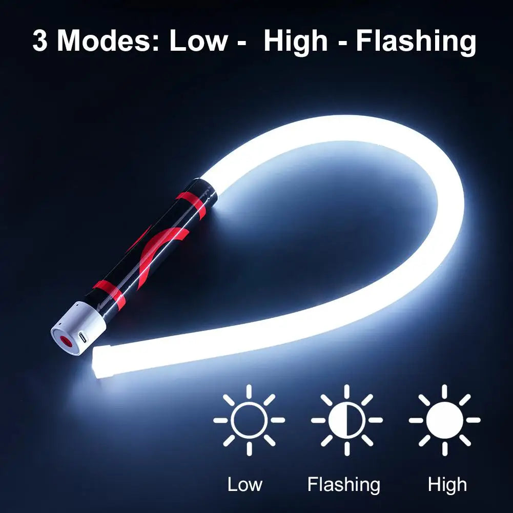 27" Flexible LED Work Light 800 Lumens | USB-C Rechargeable Flexible Work Light QXL