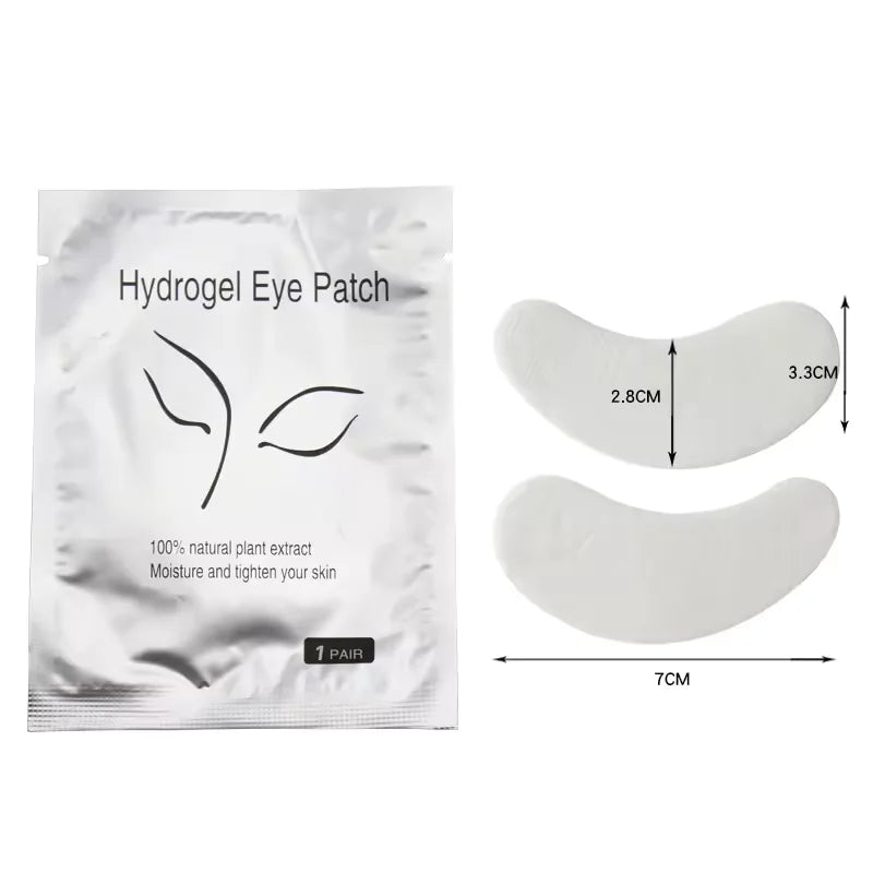 50/100-Pack Hydrogel Under Eye Pads for Lash Extensions Lash Extension Pads QXL