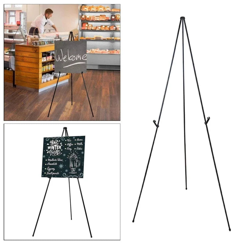 Foldable Metal Art Easel Stand with Clip | Adjustable 169cm Art Easel Stand QXL