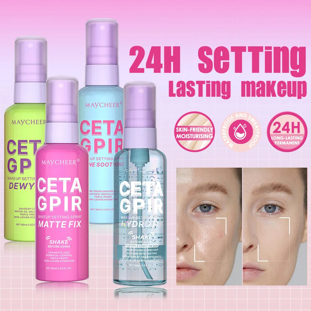 Oil-Control Matte Setting Spray | Long-Lasting Waterproof Makeup Setting Spray QXL