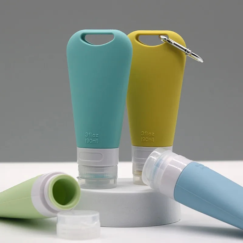Leakproof Silicone Travel Bottles | Refillable Cosmetic Containers Travel Bottles QXL