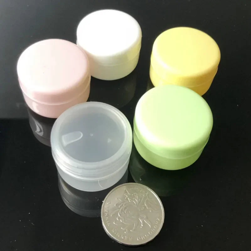 10-Pack 10g Refillable Cosmetic Jars | Travel Cream Pots Cosmetic Travel Jars QXL