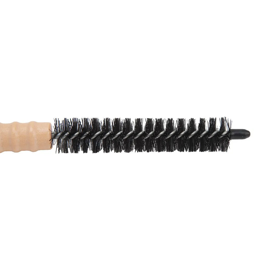 Mini Round Hair Brush – Wooden Handle Detangling Styling Comb Round Hair Brush QXL