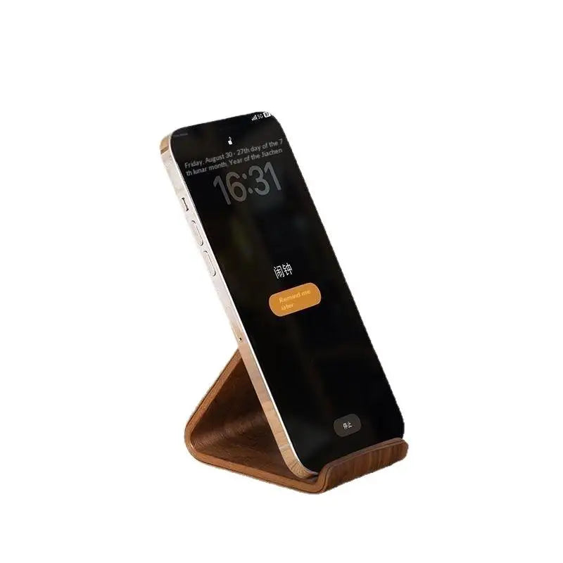 Walnut Wood Phone Stand & Business Card Holder | Desk Organizer Desk Organizer QXL