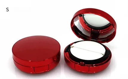 Empty Air Cushion Compact Case with Puff, Sponge & Mirror Makeup Compact Case QXL S ABS