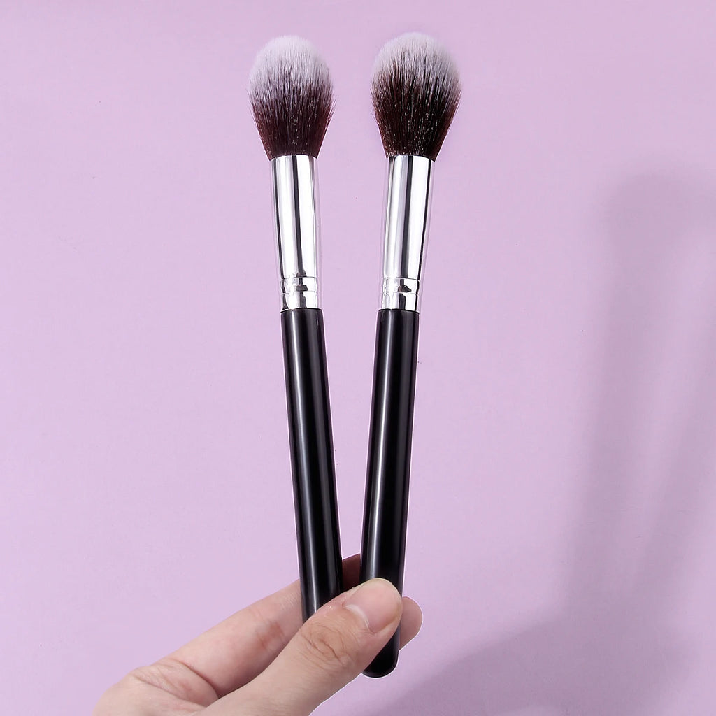 KOSSHOW 2-Pack Blush, Powder & Highlighter Makeup Brush Set Makeup Brush Set QXL