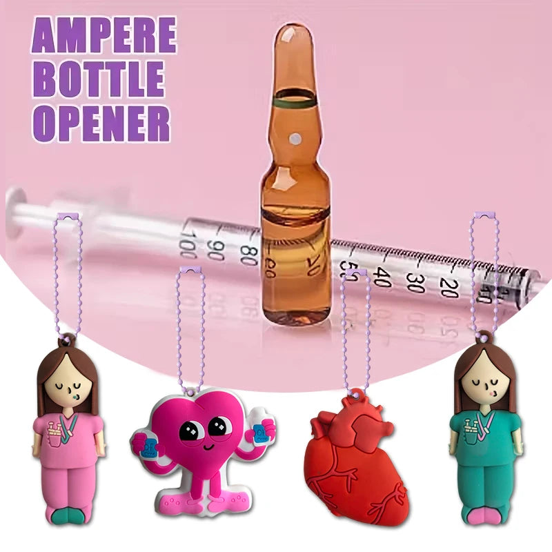 Syringe Ampoule Bottle Opener Keychain | Vial Breaker Tool Ampoule Opener Tool QXL