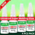 4-Pack Heavy Duty Super Glue 20g | Fast Bond Metal Glass Wood Super Glue Adhesive QXL 4pcs
