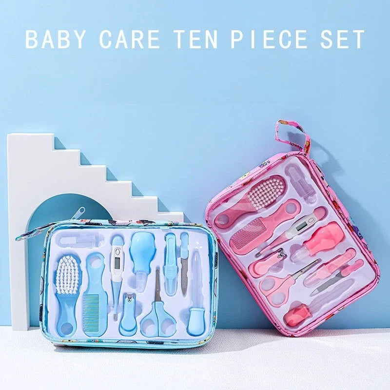 10-Piece Newborn Baby Grooming Kit – Nail Clipper & Comb Set Baby Grooming Kit QXL