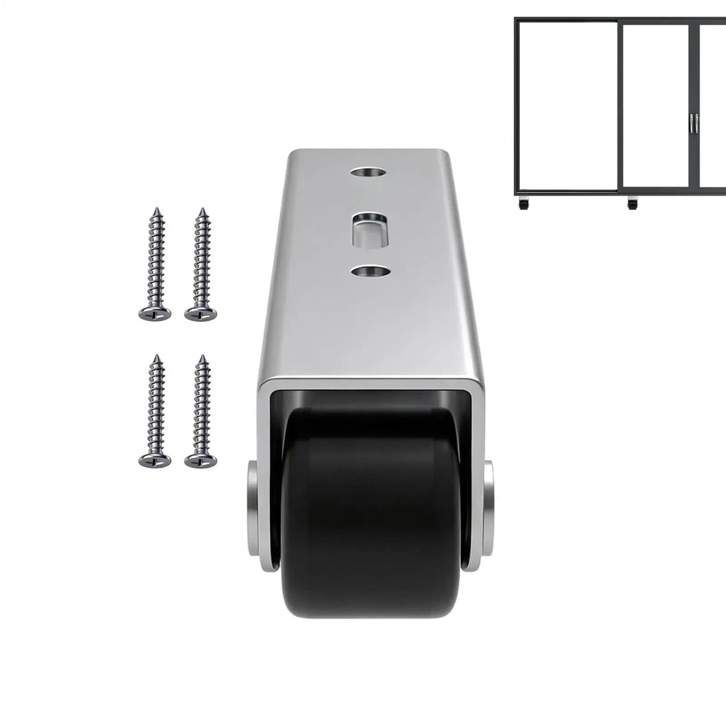 Sliding Door Rollers | Anti-Sag Track Wheels for Closet Wardrobe Sliding Door Roller QXL