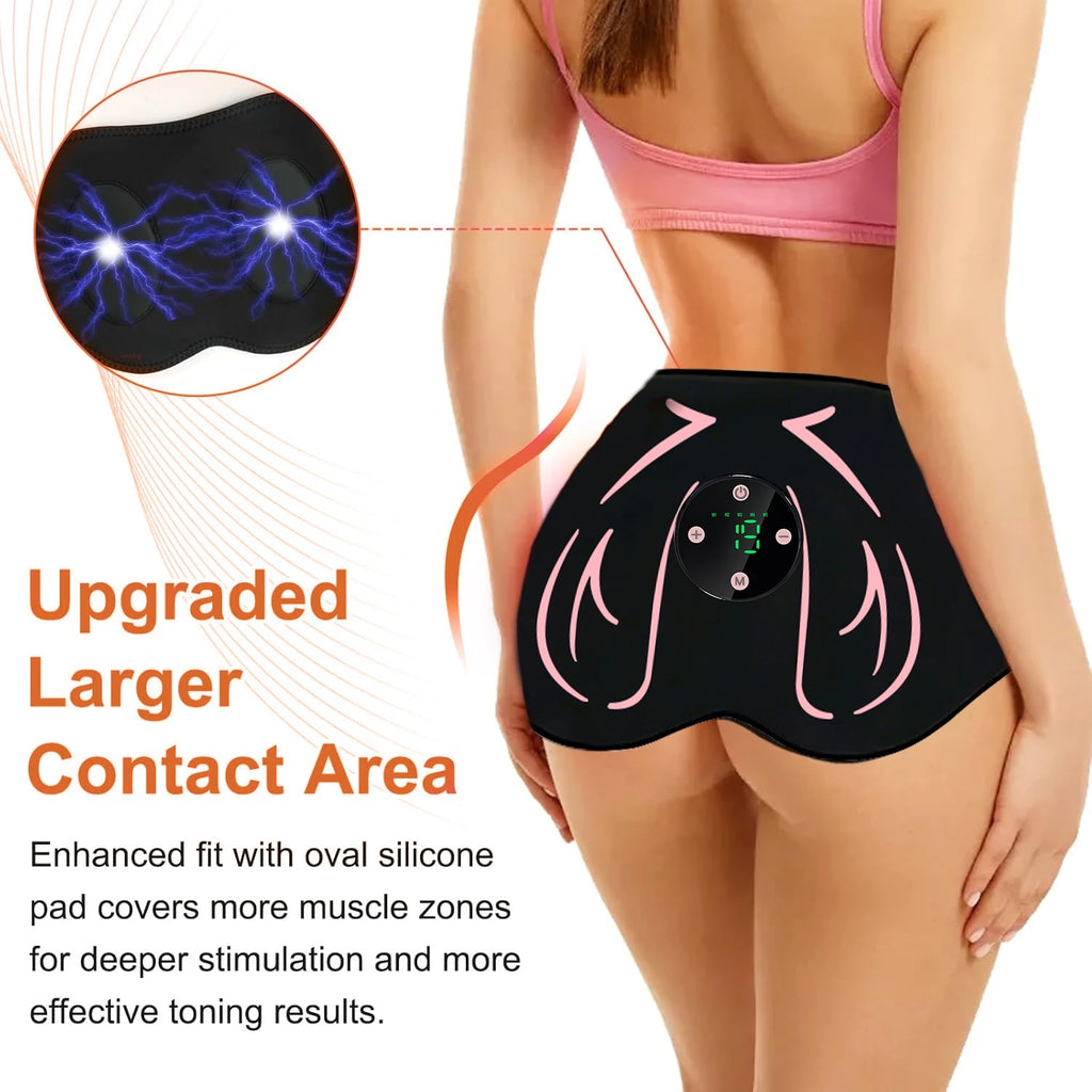 EMS Hip Massager & Glute Trainer | Rechargeable Muscle Toner EMS Muscle Toner QXL