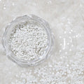 1mm Mini Star Nail Glitter Jar | DIY Nail Art Decoration Nail Art Glitter QXL White