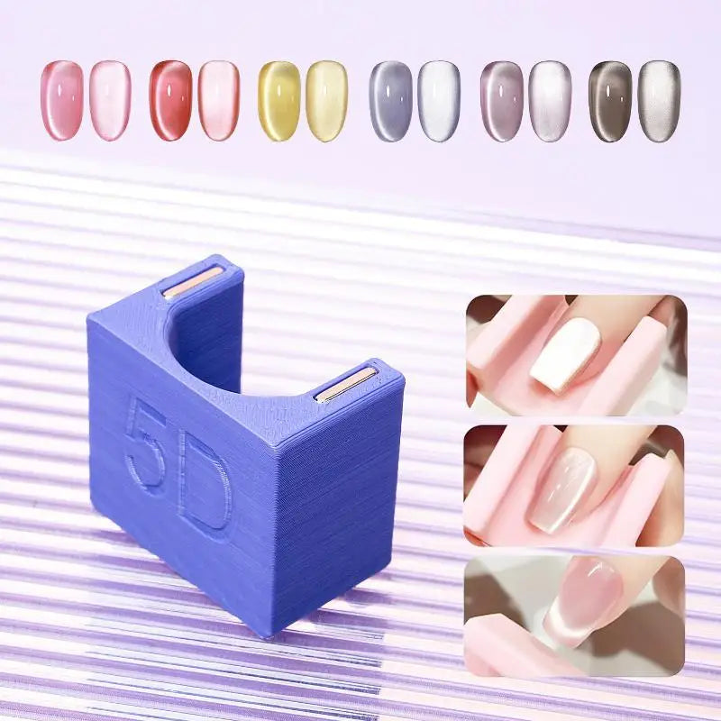Cat Eye Nail Magnet Stick | 5D Gel Polish Manicure Tool Nail Art Magnet QXL Purple