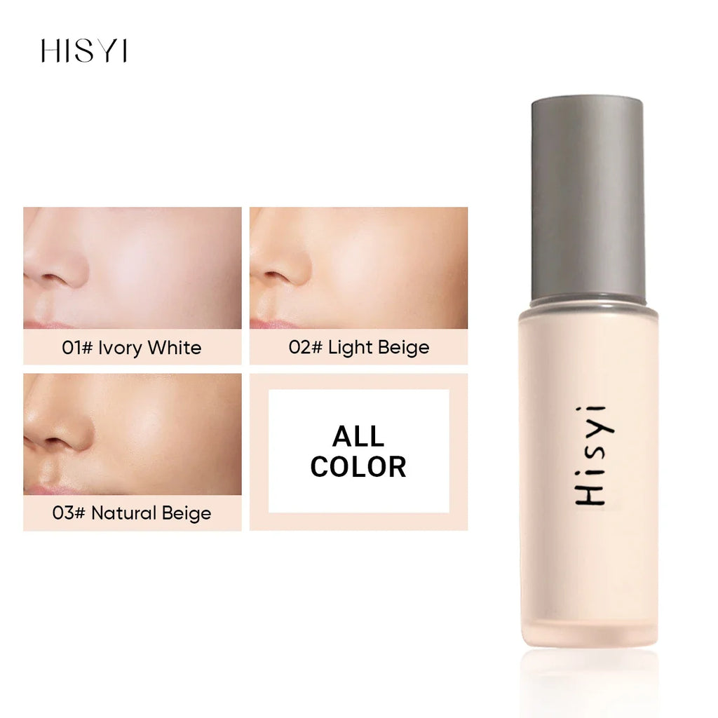 HISYI Silky Liquid Foundation BB Cream Concealer – 30ml Liquid Foundation QXL