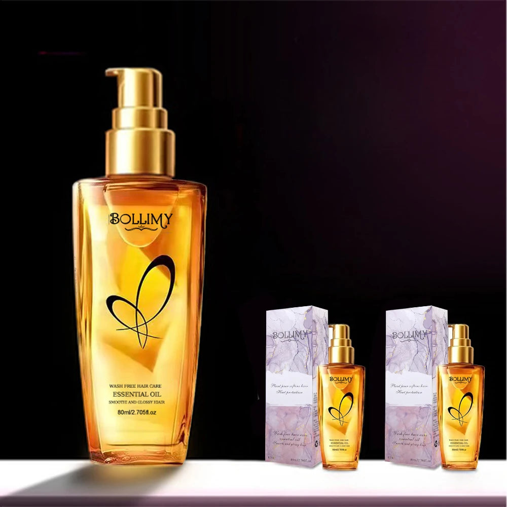 BOLLIMY Hair Care Essential Oil – Smooth, Soften & Frizz Control Hair Care Oil QXL