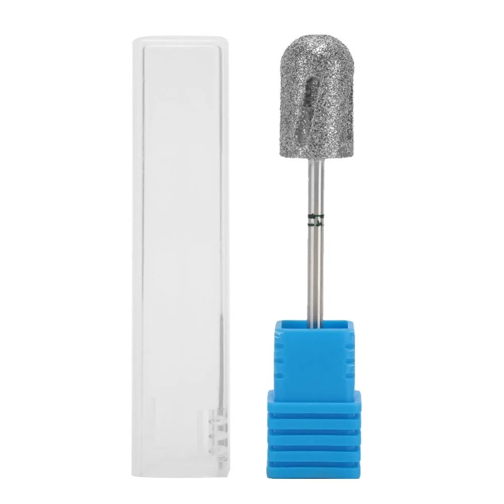 Stainless Steel Pedicure Nail Drill Bit | 3/32" Callus Sander Pedicure Drill Bit QXL Light Grey