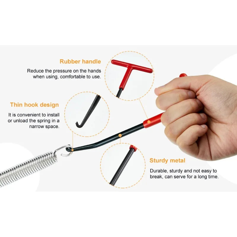 T-Handle Exhaust Spring Hook Tool | Motorcycle & Vehicle Spring Hook Tool QXL