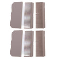 Nylon & Carbon Fiber Flat Iron Comb Attachment – 4-Pack Set Hair Styling Comb QXL 1