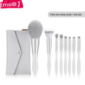 MSQ 8-Piece Silver Snow Makeup Brush Set | Eye, Lip & Blush Makeup Brush Set QXL 8 brushes pack