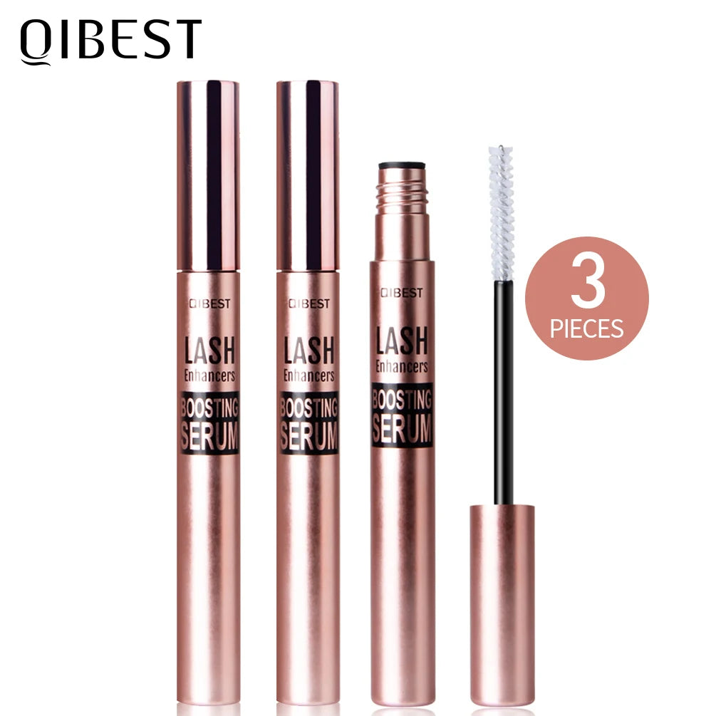 QIBEST 3-Pack Eyelash Growth Serum – Lengthening & Thickening Eyelash Growth Serum QXL 3 PCS Eyelash Serum