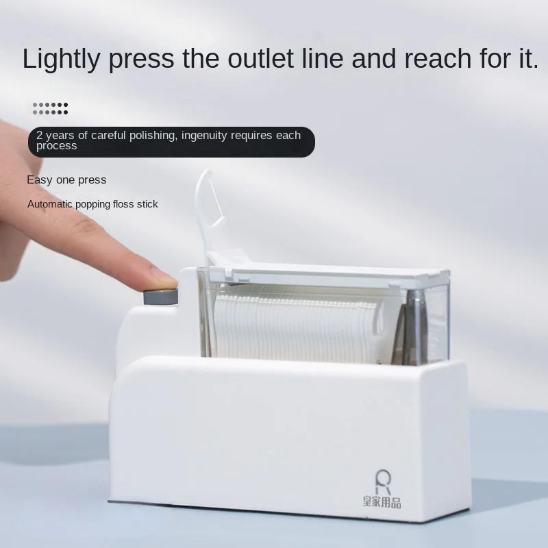 Pop-Up Dental Floss Pick Dispenser with 40 Floss Picks Floss Pick Dispenser QXL