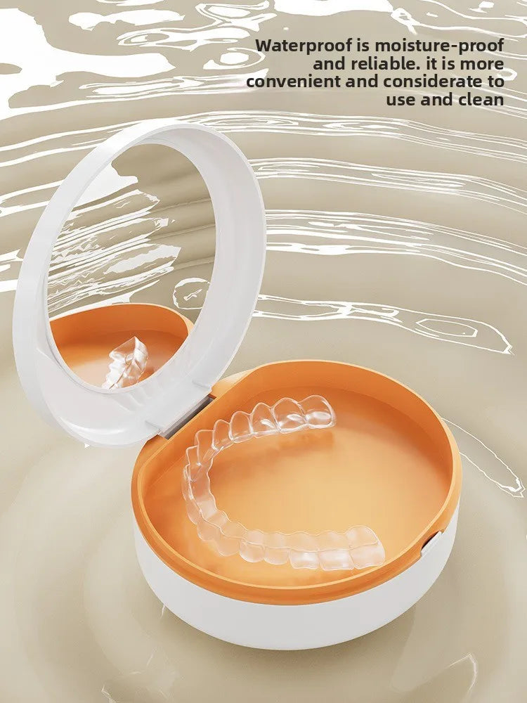Denture & Retainer Storage Box | Orthodontic Case Retainer Storage Case QXL