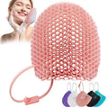 Honeycomb Silicone Exfoliating Finger Caps | Body Scrub Tool Exfoliating Bath Tool QXL Pink