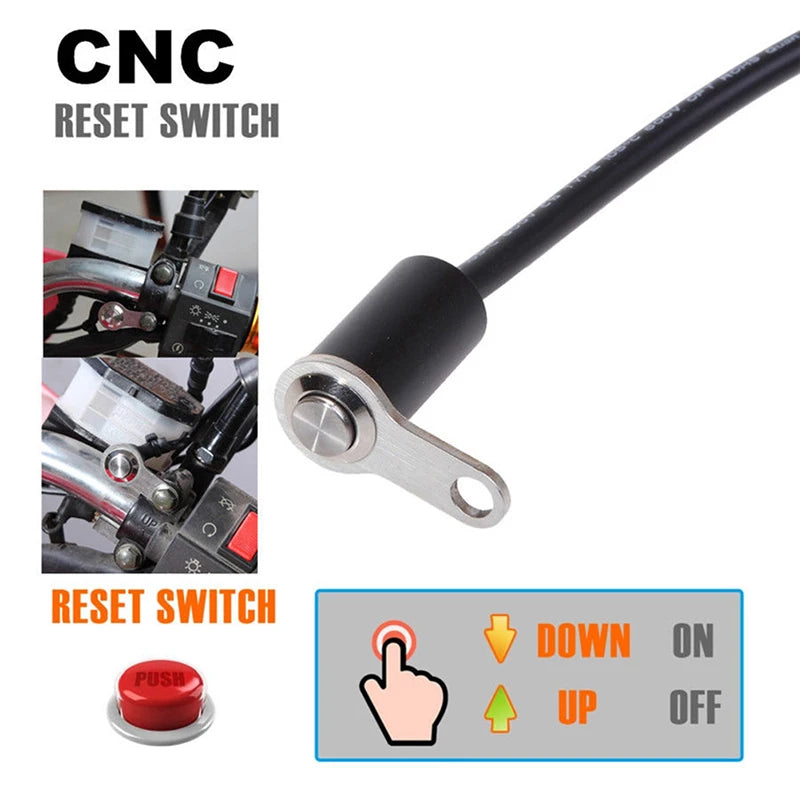 12V Motorcycle Handlebar Reset Switch – IP65 Waterproof Motorcycle Handlebar Switch QXL