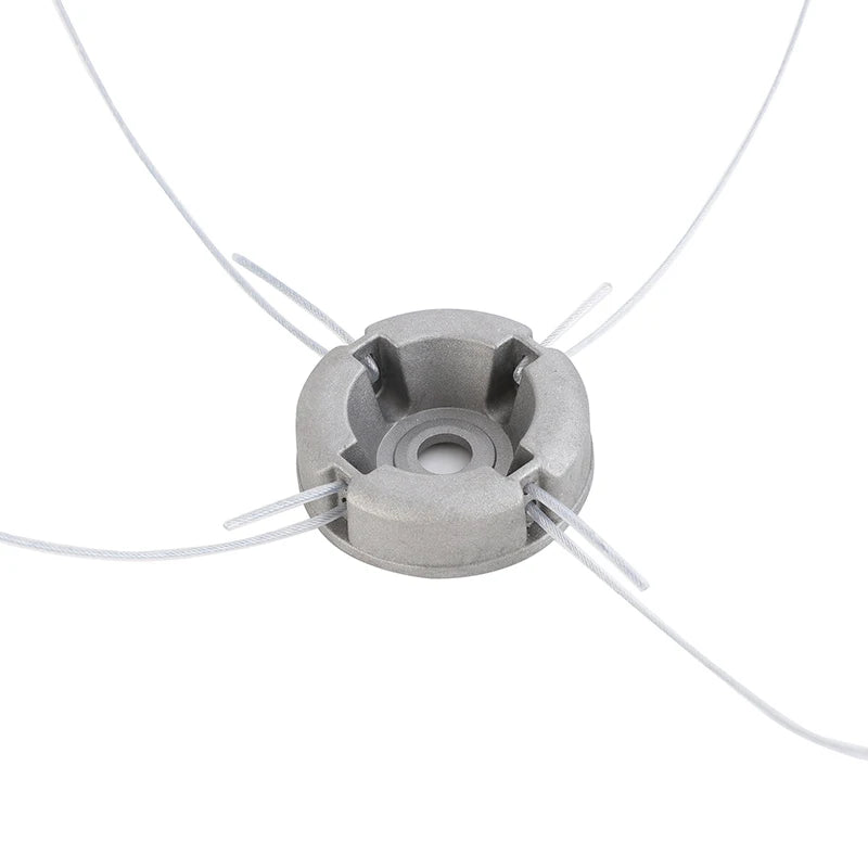 Universal Aluminum Alloy Trimmer Head with Nylon Mowing Line Trimmer Head QXL