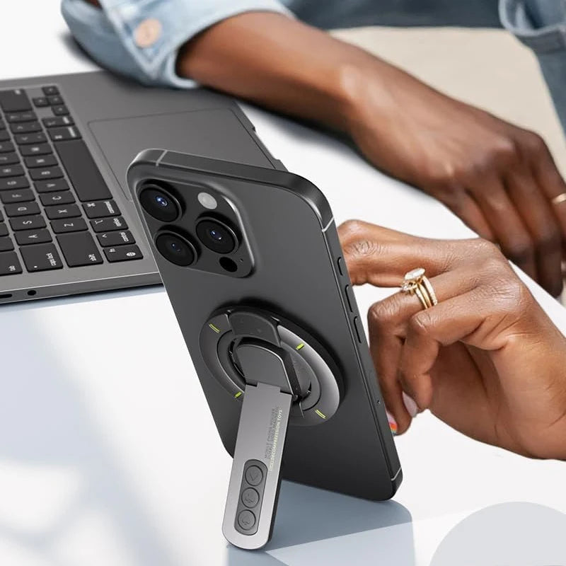 360° Rotating Magnetic Ring Phone Holder | Desktop & Travel Phone Ring Holder QXL