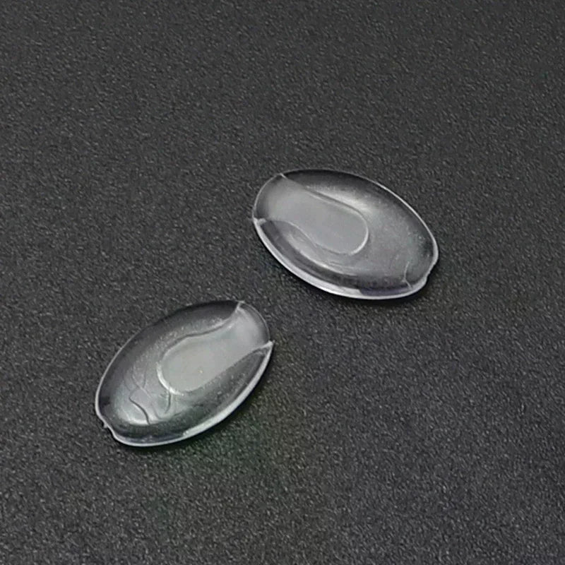 25-Pair Plug-In Eyeglass Nose Pads | Anti-Slip Transparent PVC Eyewear Nose Pads QXL