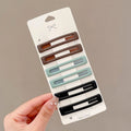 6-Pack Morandi BB Hair Side Clips for Women & Girls Hair Side Clips QXL 06