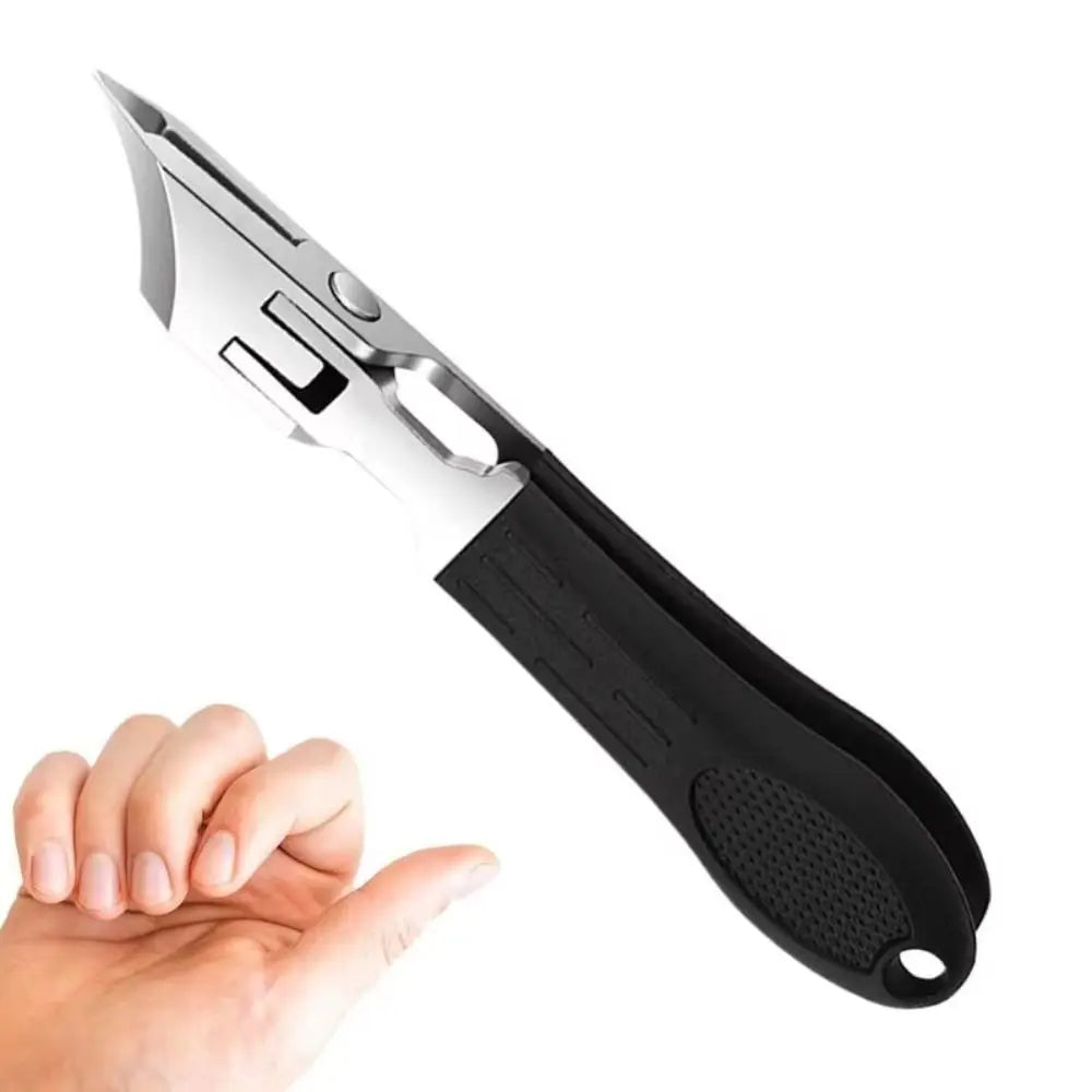 Anti-Splash Slant Edge Toenail Clipper | Stainless Steel Toenail Clipper QXL
