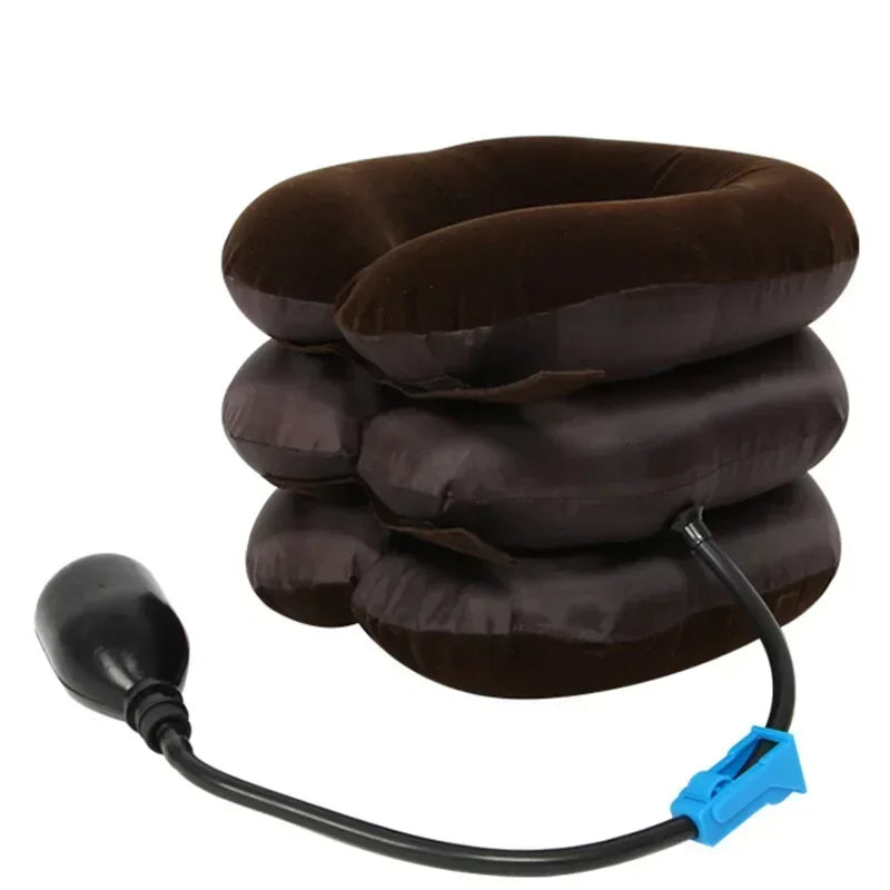 Inflatable Cervical Neck Traction Collar | Adjustable Stretcher Cervical Traction Collar QXL