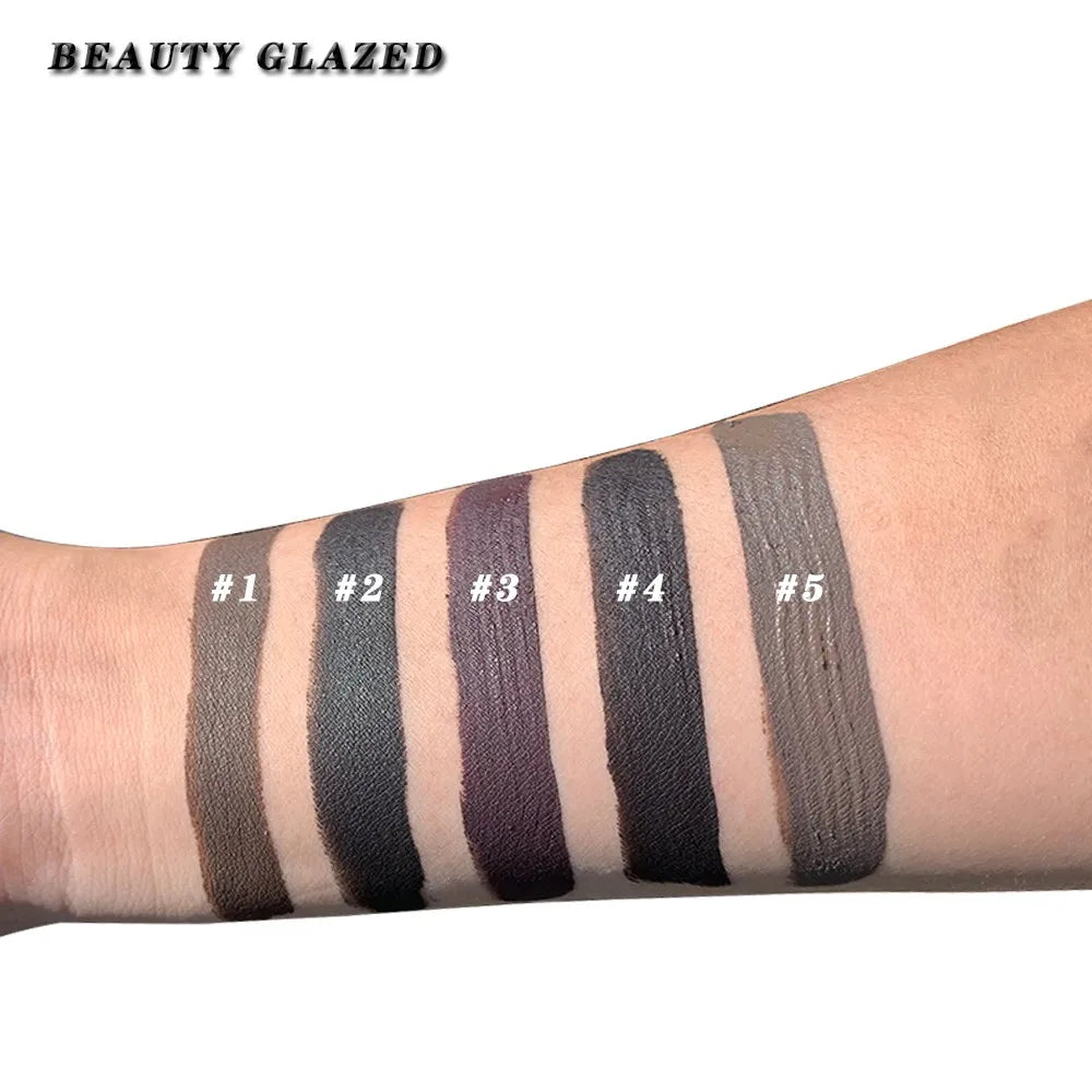 Beauty Glazed 5-Color Matte Waterproof Liquid Eyebrow Gel Liquid Eyebrow Gel QXL