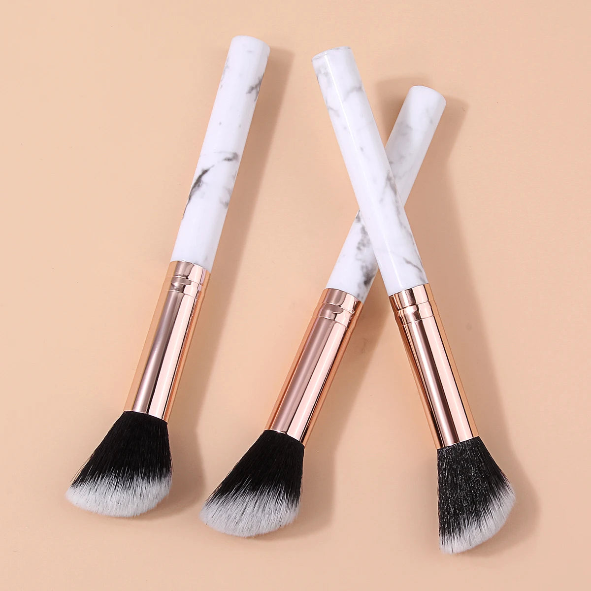 KOSSHOW 3-Pc Contour Brush Set | Blush, Contour & Highlight Contour Brush Set QXL