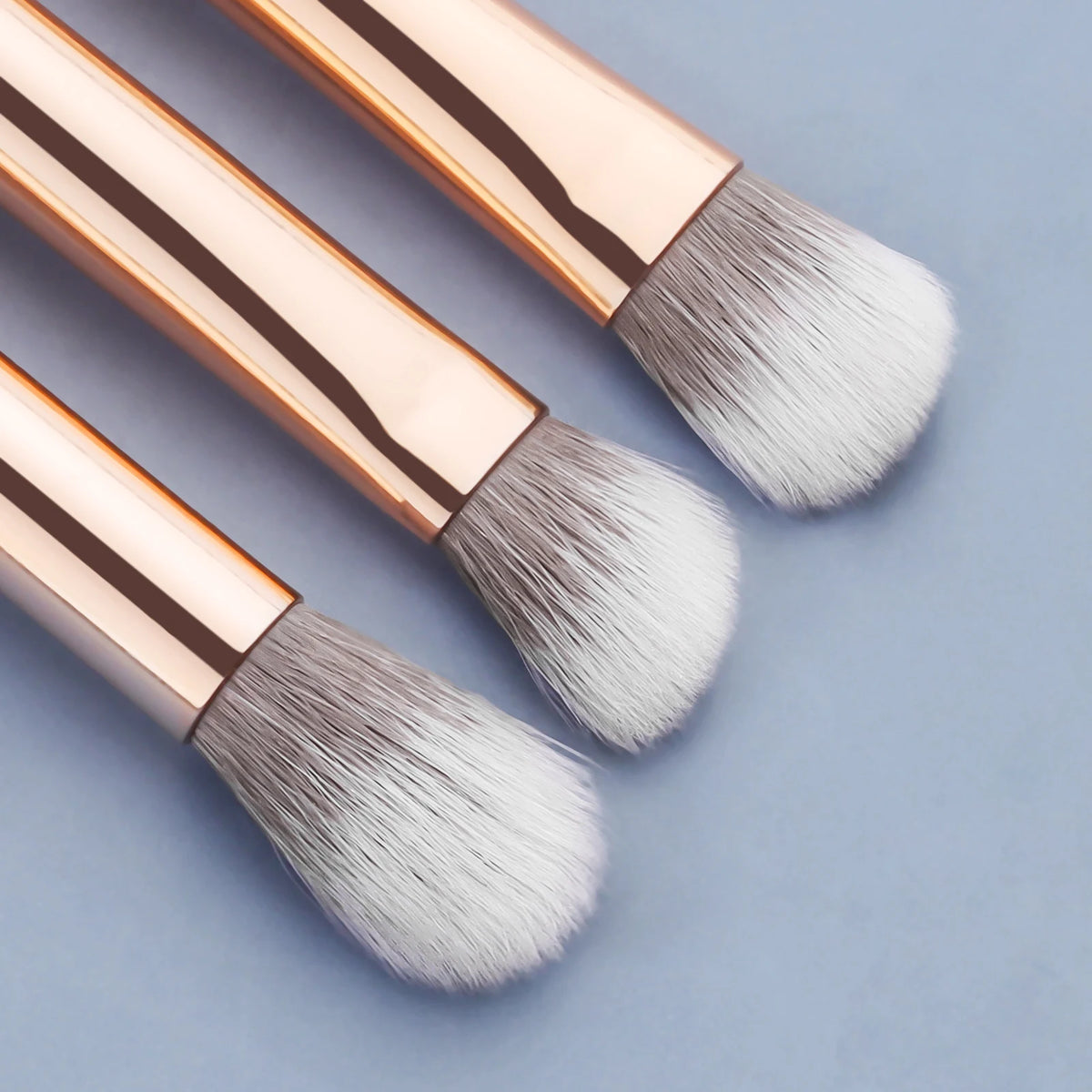 3-Piece Eyeshadow Brush Set | Soft Two-Tone Blending Brushes Eyeshadow Brush Set QXL