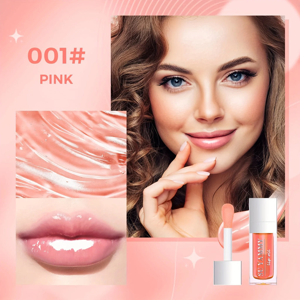 SU YAMMY Hydrating Lip Glow Oil | Tinted Plumping Lip Gloss Tinted Lip Gloss Oil QXL